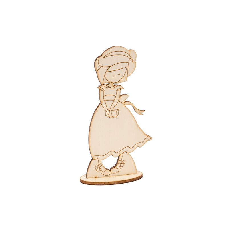 MENINA COMUNHAO C/LIVRO 46CM+ PEANA