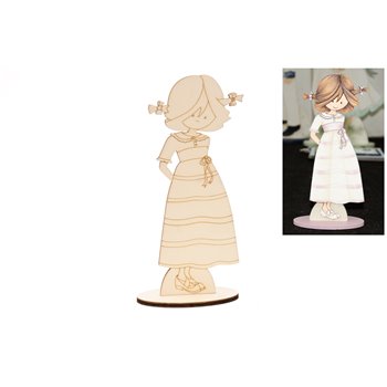 MENINA COMUNHAO COLETITAS 46CM+ PEANA