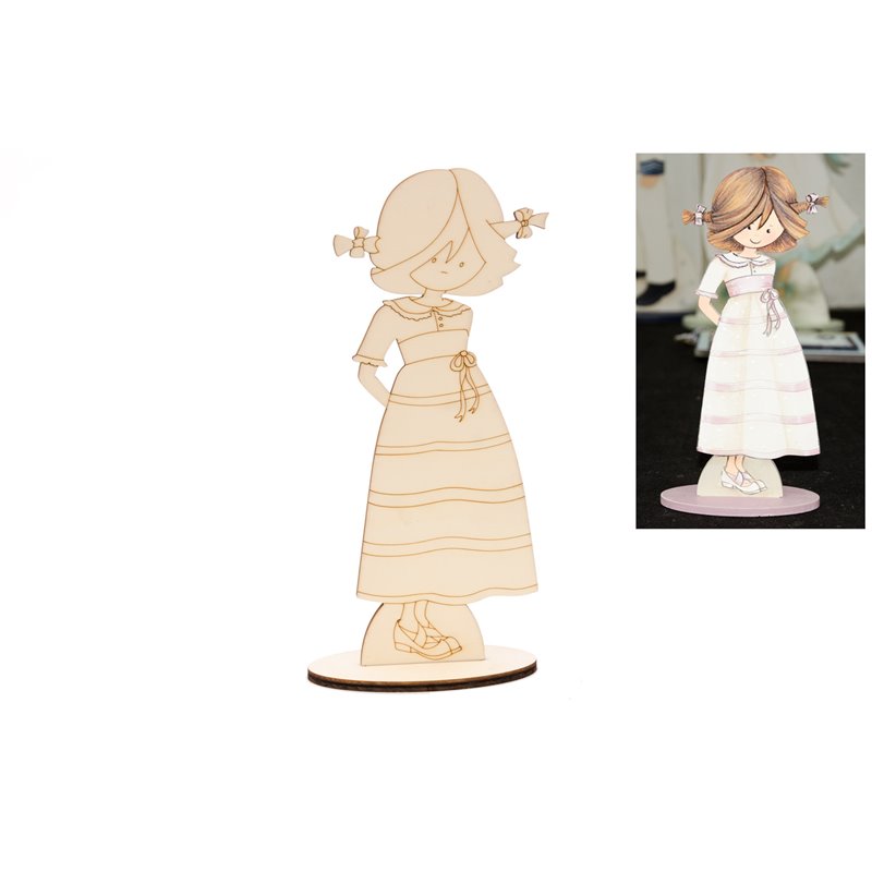 MENINA COMUNHAO COLETITAS 46CM+ PEANA