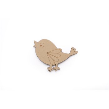 SET 6 PÁJAROS 10X8X0.3CM DM