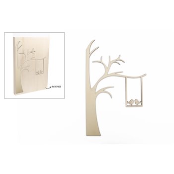 SET 2 ARBOLES 25.1X40X0.3CM CHOPO