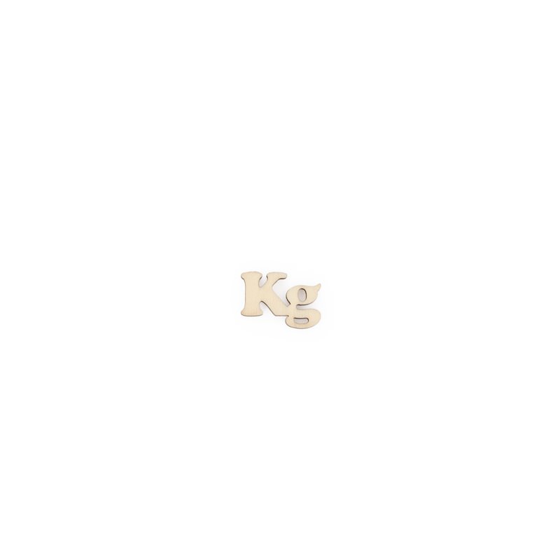 SET 12 PALAVRAS KG 1.5X0.4CM CHOUPO