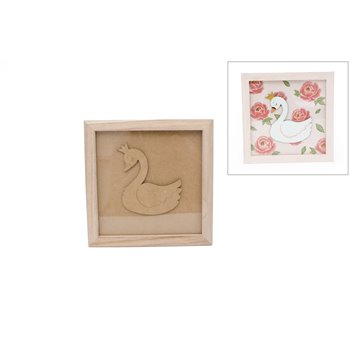 QUADRO C/SWAN 23.5X23.5X1.6CM