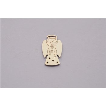 SET 12 ANJOS A REZAR 4.6X7X0.3CM CHOPO