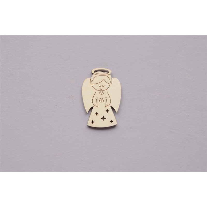 SET 12 ANJOS A REZAR 4.6X7X0.3CM CHOPO