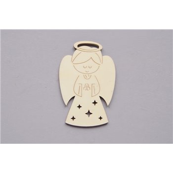 SET 6 ANJOS A REZAR 8X12X0.3CM CHOPO