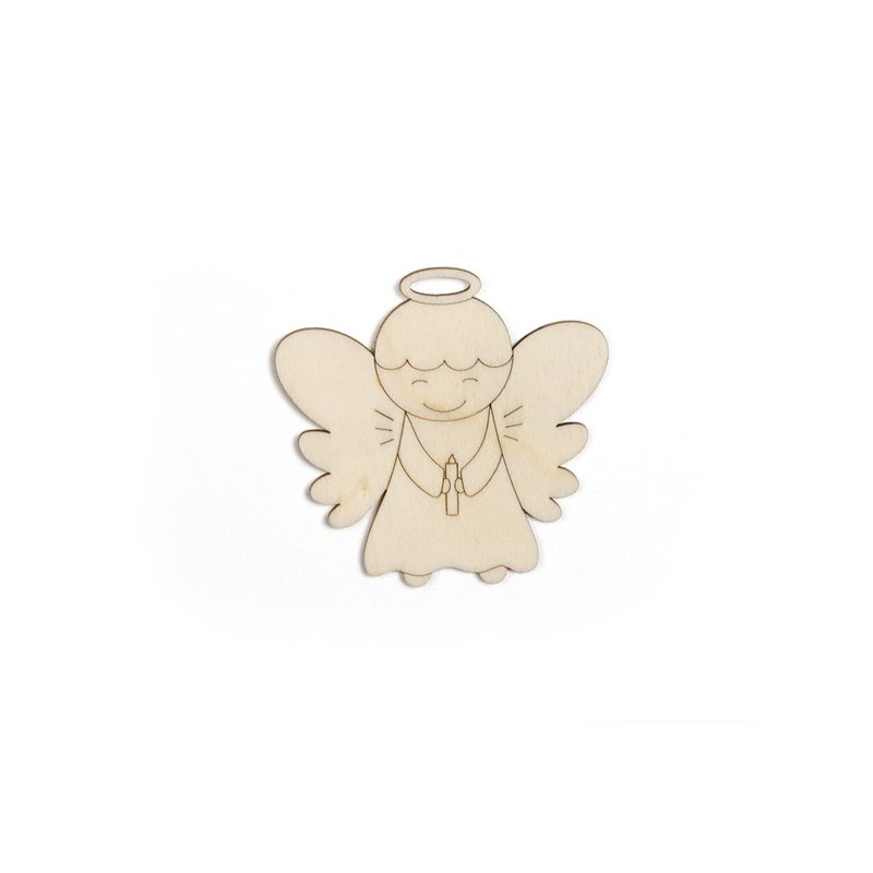 SET 12 ÁNGELES C/CANDELA 7.2X7X0.3CM CHOPO