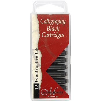 Cartuchos de tinta para caligrafía - 12 unidades