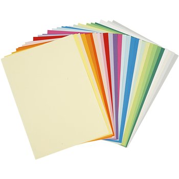 Papel de colores - 290 hojas stdas
