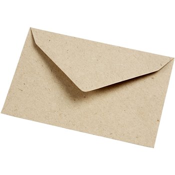 Sobres de papel reciclado - 50 unidades