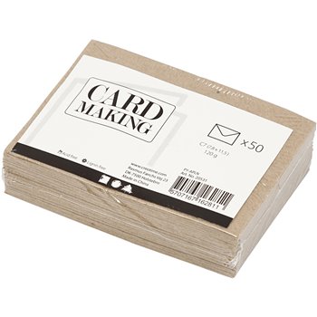 Sobres de papel reciclado - 50 unidades