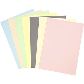 Tarjetas pastel - 210 hojas stdas