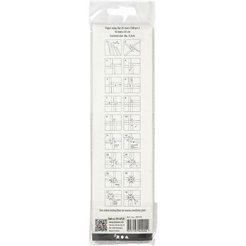 Tiras de papel para estrellas - 100 tiras