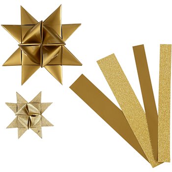 Tiras de papel para estrellas - 40 tiras