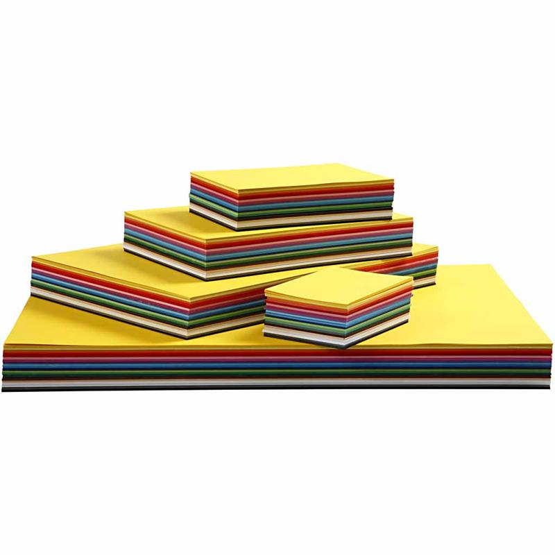 Cartulina kraft coloreada - 1500 hojas stdas