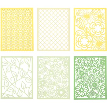 Bloc de Cartulinas de Patrones de Encaje - 24 unidades