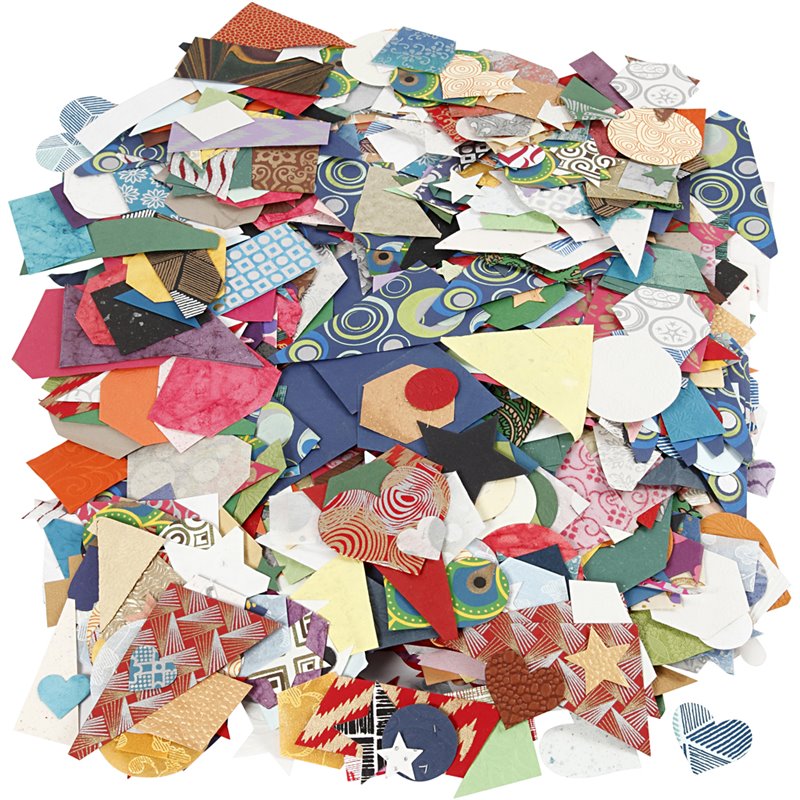 Die-cuts de  papeles hechos a mano - 500 gr