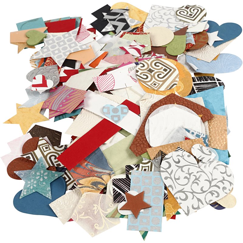 Die-cuts de  papeles hechos a mano - 100 gr