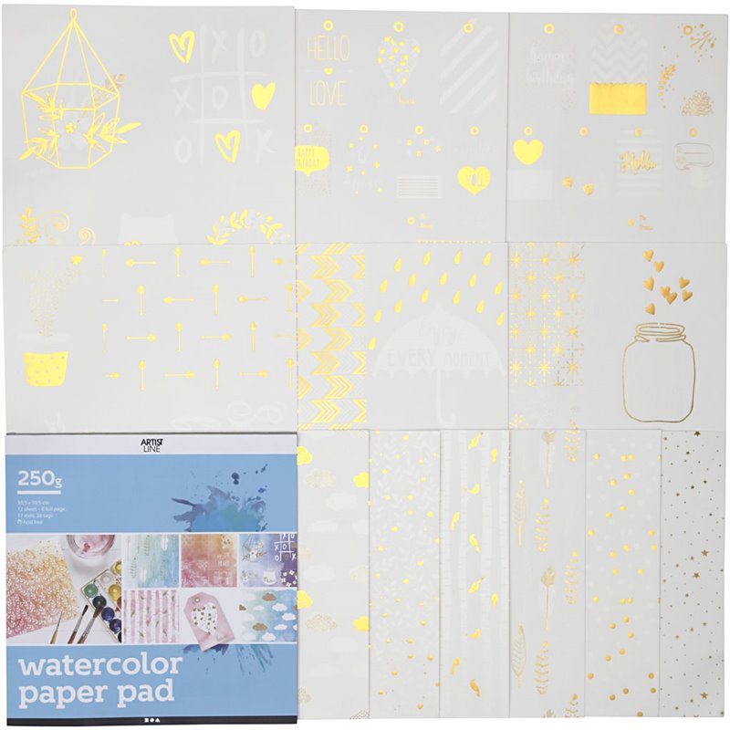 Bloc para colorear con diseños - 12 hoja