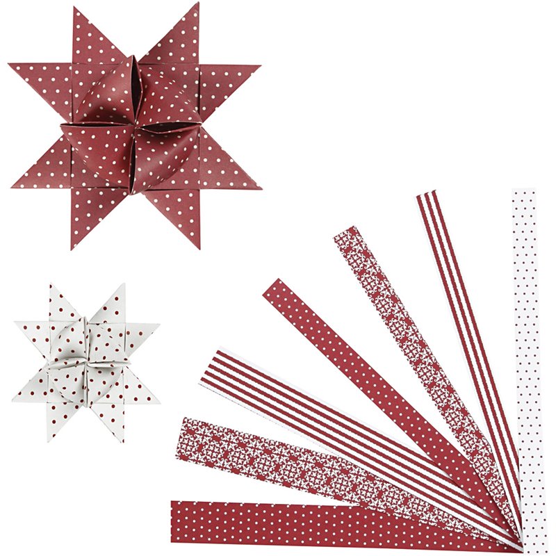 Tiras de papel para estrella - 60 tiras Tiras de papel para estrella - 60 tiras