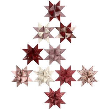 Tiras de papel para estrella - 60 tiras