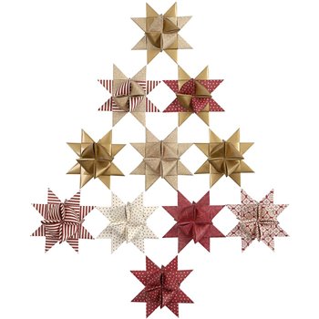 Tiras de papel para estrella - 60 tiras