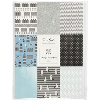 Bloc de papel de diseño - 24 hoja