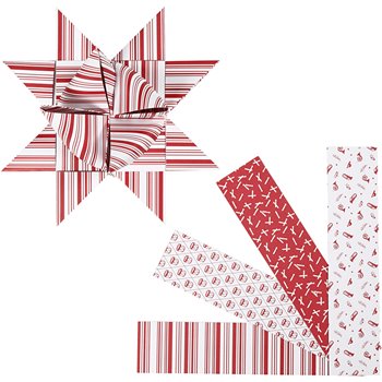 Tiras de papel para estrella - 40 tiras