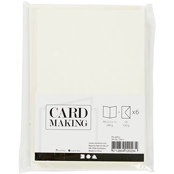 Postales y sobres - 6 set