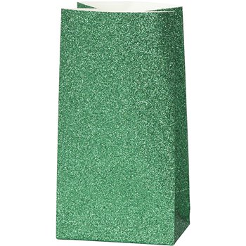 Bolsas de papel con purpurina - 8 unidades
