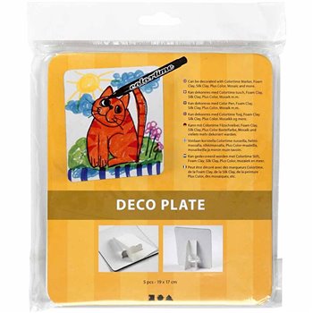 Deco plate - 5 unidades
