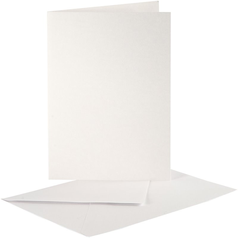 Postales y sobres perlados - 10 set