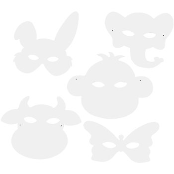 Máscaras de animales - 100 unidades