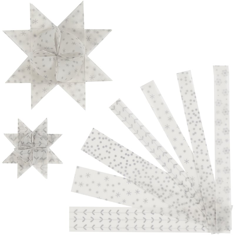 Tiras de papel para estrellas - 48 tiras Tiras de papel para estrellas - 48 tiras