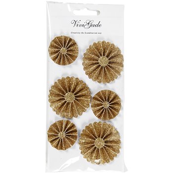 Rosetas de papel - 6 unidades