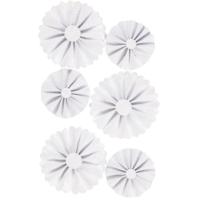 Rosetas de papel - 6 unidades