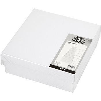 Cajas cuadradas - 7 unidades