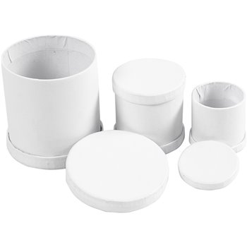 Cajas en forma de tambor - 1 set