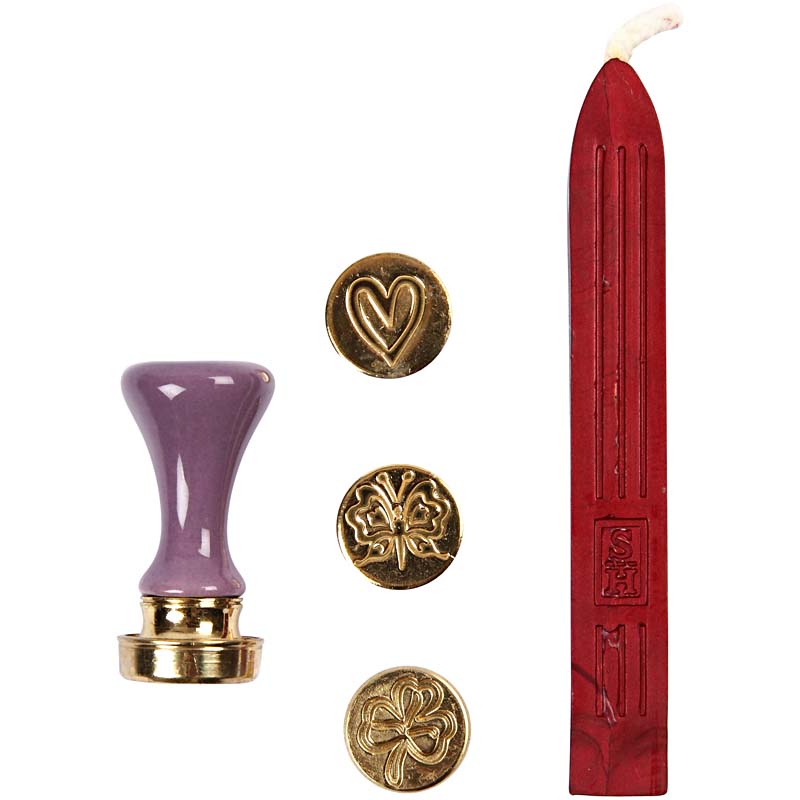Kit para sellar con cera - 1 set