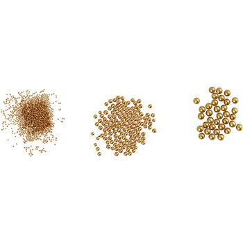 Cuentas de vidrio minis - 3 bote