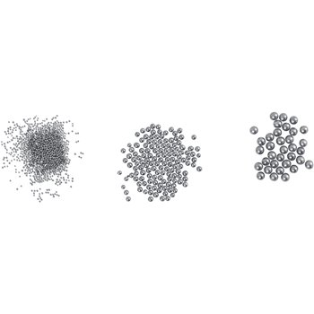 Cuentas de vidrio minis - 3 bote