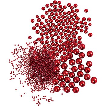 Cuentas de vidrio minis - 3 bote