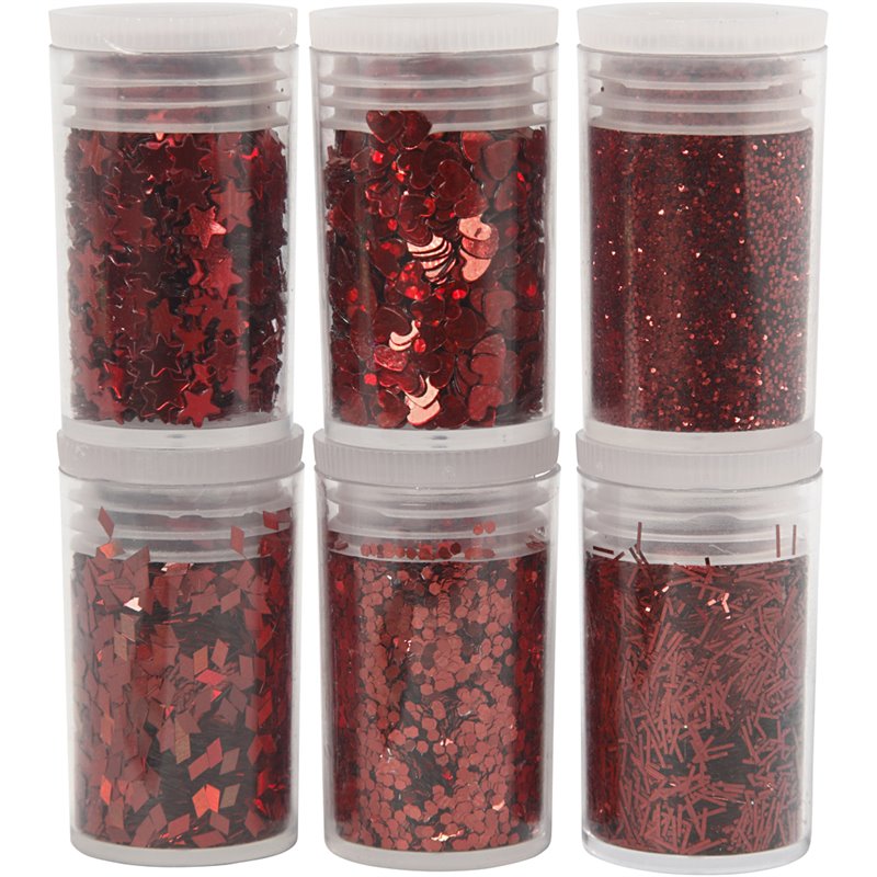 Purpurina y lentejuelas - 6x5 gr