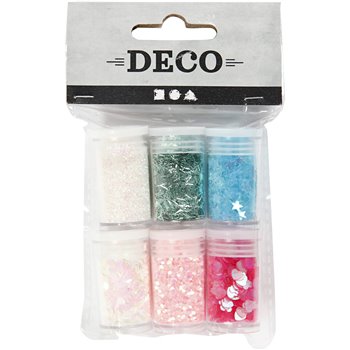 Purpurina y lentejuelas - 6x5 gr