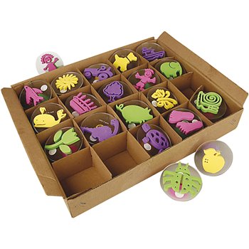 Sellos de foam - 20 unidades