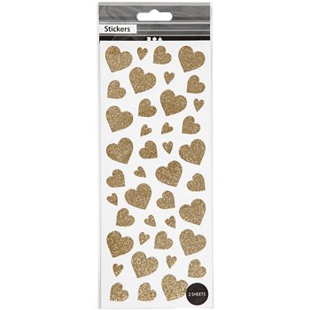 Pegatinas con purpurina - 2 hoja