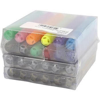 Pegamento con purpurina - 24x10 ml