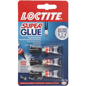 Loctite Super Glue - 3 unidades