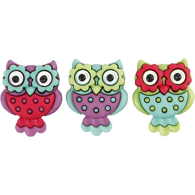 Botones - 3 unidades