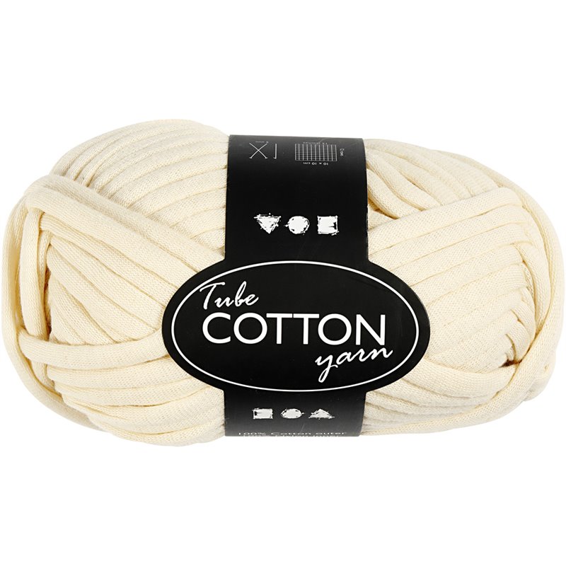 Lana tubular de algodón - 100 gr Lana tubular de algodón - 100 gr